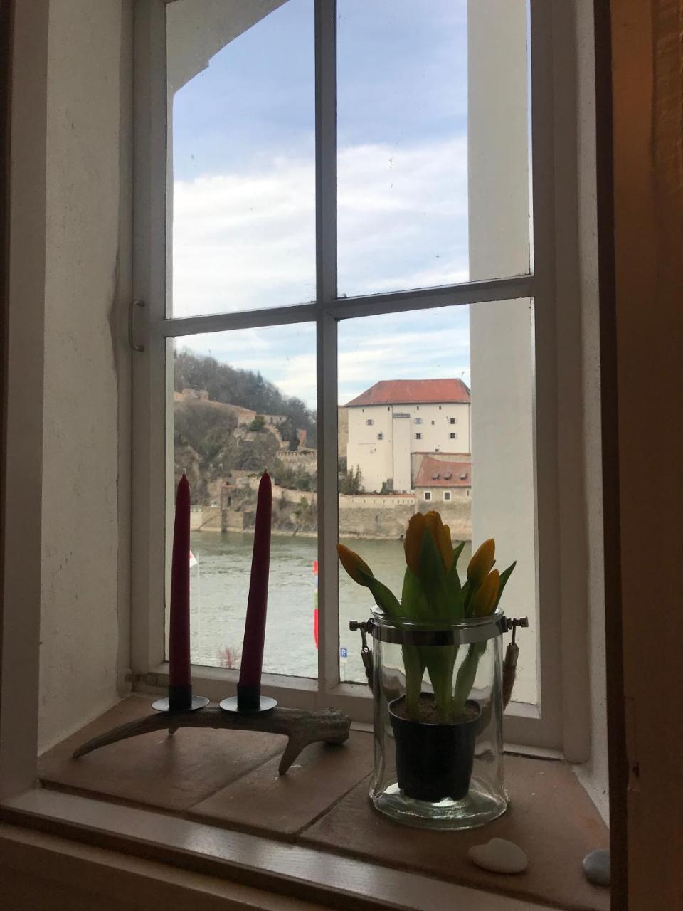 Ferienwohnungen am Dreiflüsseeck Passau Exterior foto